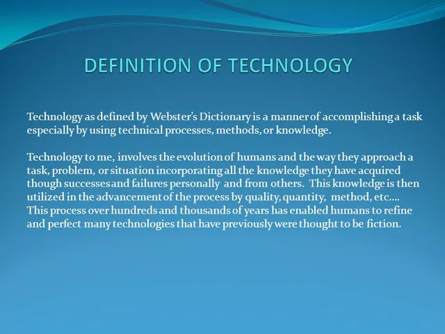 What is the concept of technology?